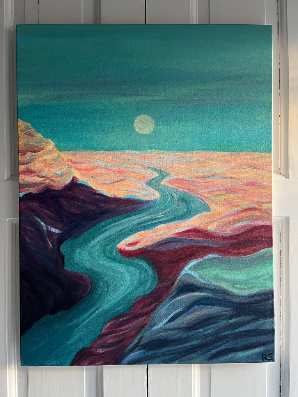 Bøgsted Rende er blå