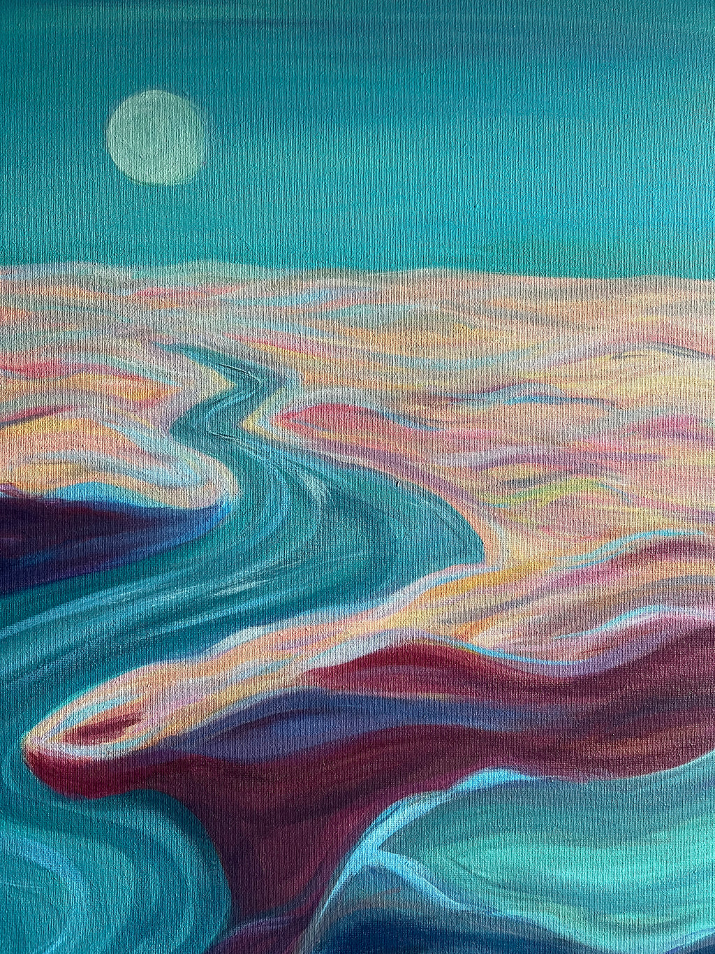 Bøgsted Rende er blå