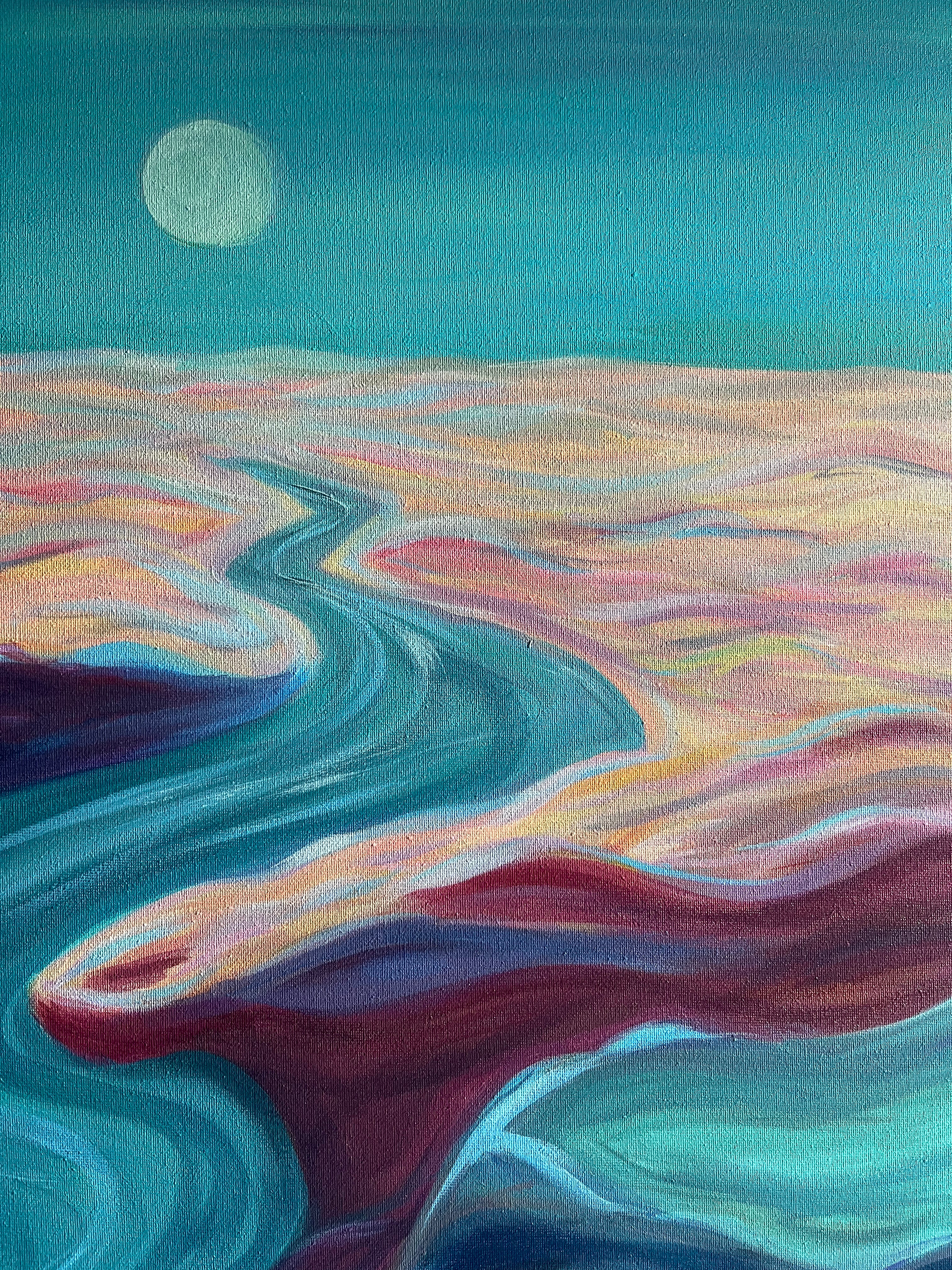 Bøgsted Rende er blå